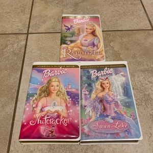 Barbie VHS bundle
